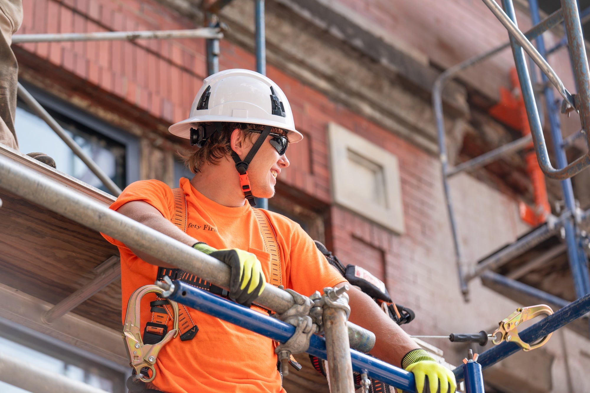 Load video: At Malta Dynamics, our number one goal is to make sure that workers get home safely at the end of the day. From harnesses to PPE, and mobile fall protection to lifelines - we design, engineer, test, and personally wear all of the OSHA and ANSI compliant fall protection products we offer. To the men and women who work at heights; let us help you suit up and Protect What Matters!